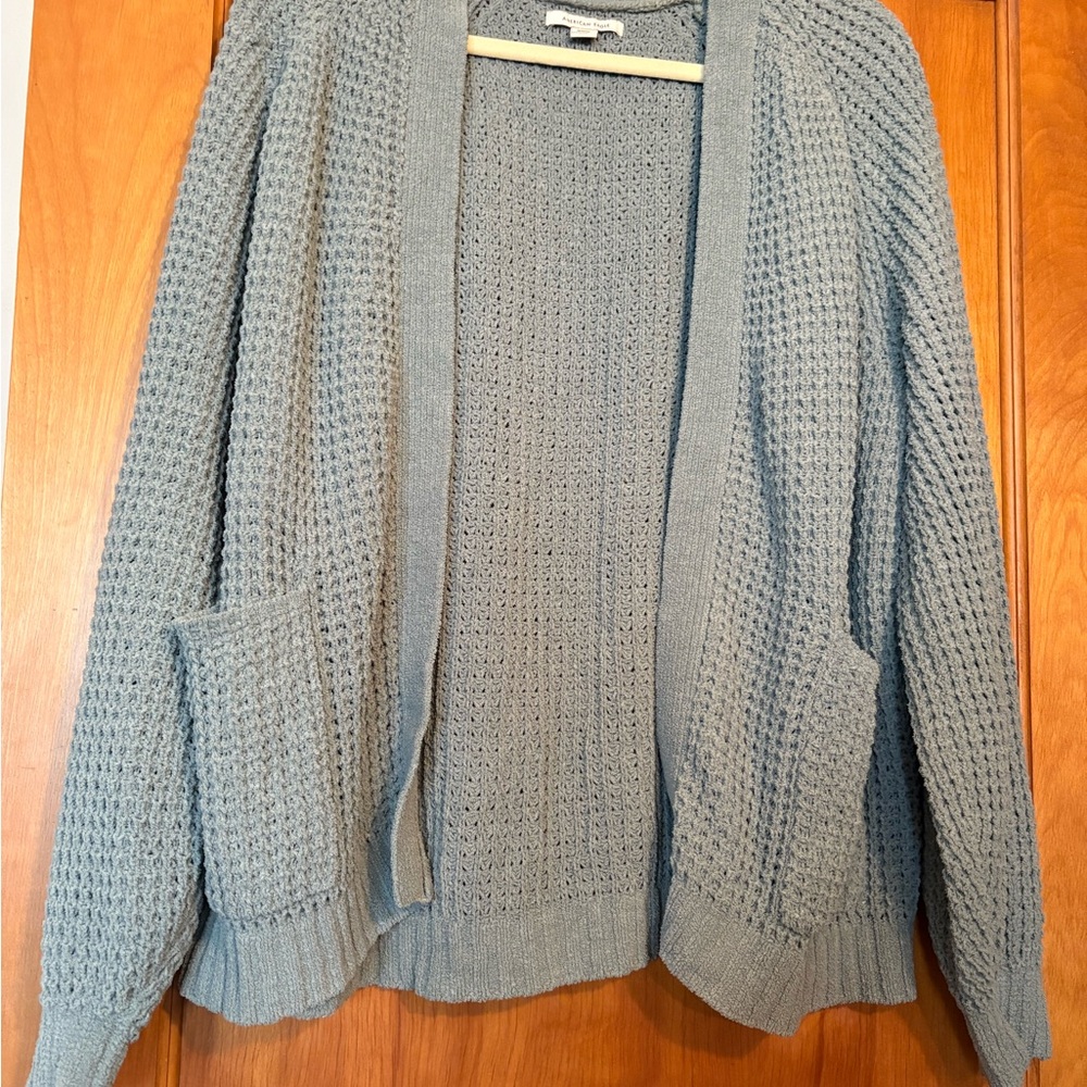 American Eagle Outfitters Textured Sage Green *super soft* Cardigan